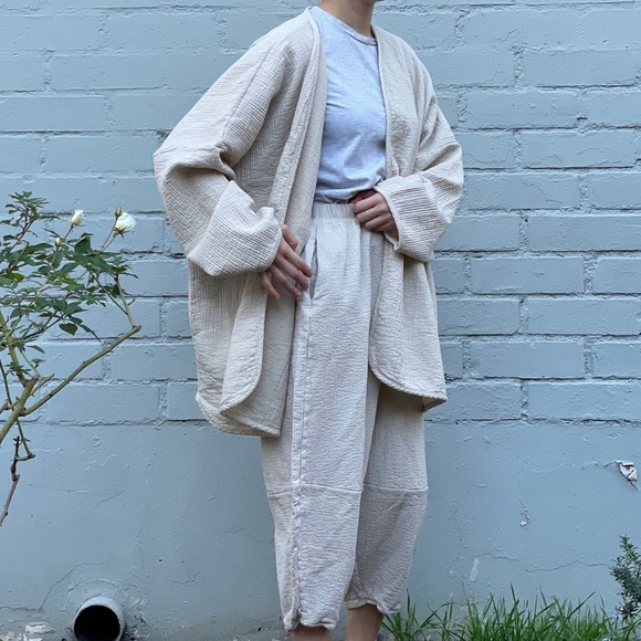 April Meets October Tops - April meets October oat November wrap robe